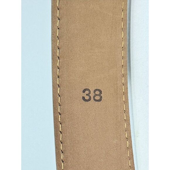 NWT PETER MILLAR Excursionist Calf Suede Belt LOD Brown Men's Size 38 $200 - Picture 7 of 9